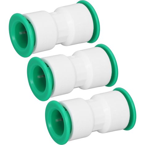 10 Schnellkupplungen für Wasserfilterschläuche, gerade Ausführung 20 mm, Sofortverbindung (1/5)