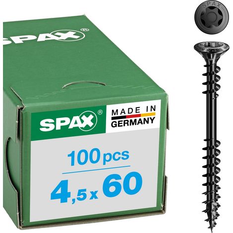 SPAX VIS POUR FAÇADE,FILETAGE DE FIXATION, TÊTE FRAISÉE BOMBÉE PETITE, T-STAR PLUS T20, POINTE 4CUT, ACIER INOXYDABLE A2 BLAX