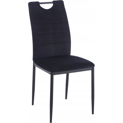Fauteuil en velours noir K13-FX Riviera 100 (1/5)