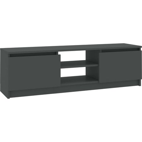 TV-Schrank Grau 120×30×35,5 cm Holzwerkstoff vidaXL (1/5)