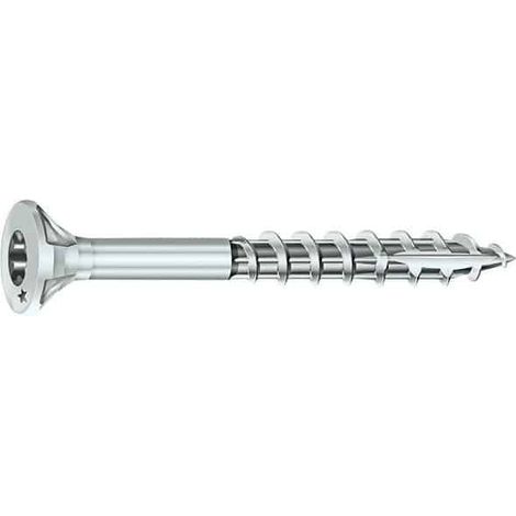 Rocket – Mallette de 2250 vis à bois tête fraisée Torx zinguées – Ø 3,5 x 16 = 400 pièces, Ø 4,5 x 45/30 = 130 pièces – Vissage rapide, anti-fendage