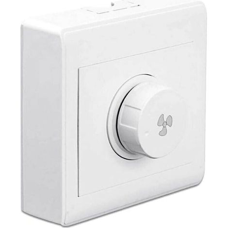 Ventilador de techo tipo 86 con controlador de velocidad ajustable, interruptor de pared, 220 V, 10 A, para atenuador de 15-300 W -Crezuo