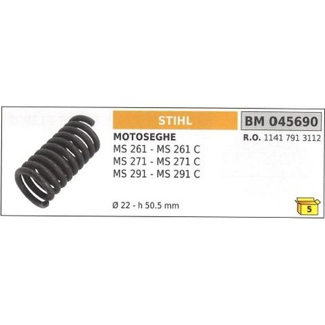 Muelle antivibración STIHL MS 261/C 271/C 291/C 045690