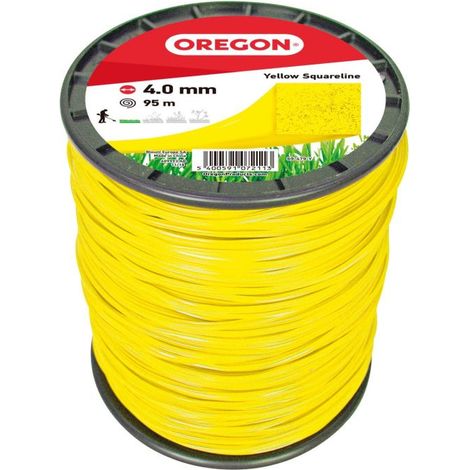 Freischneiderschnur, quadratisch, Nylon, gelb, ø 4.0mm/95m Oregon 69-479-Y