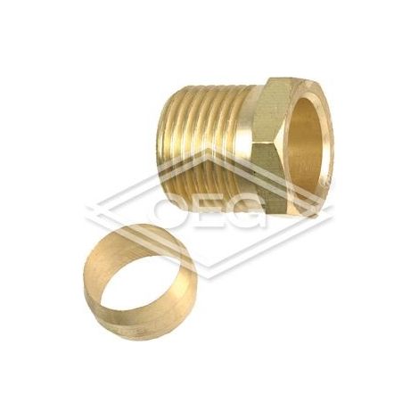 Rallonge de raccord gaz p. bloc gaz Minisit ½’’ x 16 mm