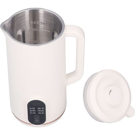 Lait de soja domestique mixeur multifonction cuisson sans débordement filtration automatique robot de table blanc prise EU 220V (1/5)