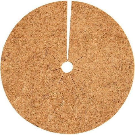 6 morceaux, plat de couverture marron à la noix de coco, plants de protection hivernal du tapis brun de noix de coco, pour les pots dans des pots dans le jardin (25 cm) (1/4)