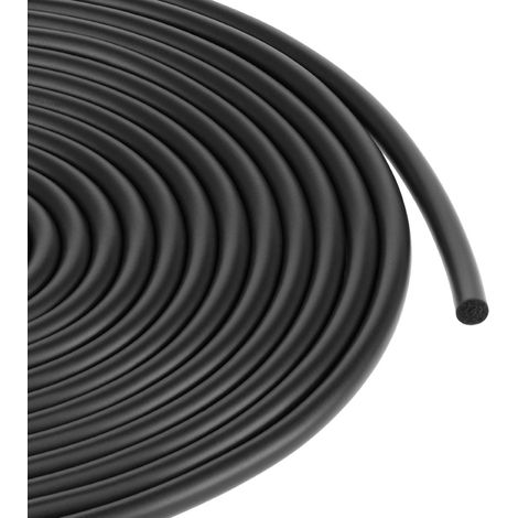 6mm x 5m Black EPDM Rubber Foam Round Seal Filling Profile For Gaps Filling (1/5)