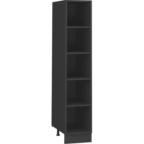 Scaffale da cucina Fame-Line, Antracite, 30 cm senza piano di lavoro, Vicco (1/5)