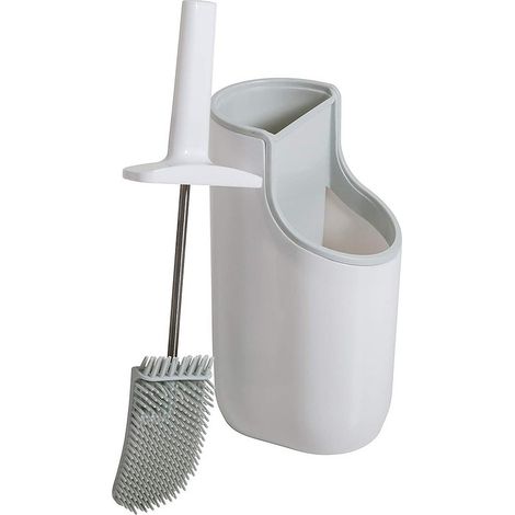 Addis Toilet Brush Set - Silicone, Non-Slip Handle (1/3)