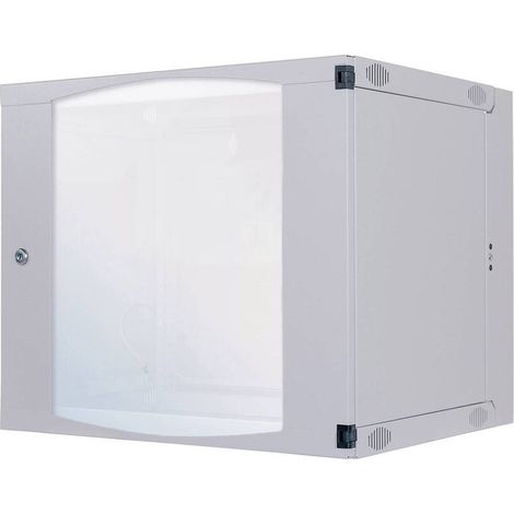 [NEUWERTIG] B-Ware Intellinet 19 Zoll Wandgehäuse Rack Lichtgrau 6 HE 540x327x450mm Sicherheitsglas (1/2)