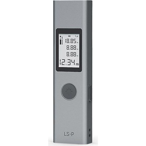 DUKA Laser-Entfernungsmesser LS-2, tragbar, hochpräzise, USB-Schnellladefunktion, 25 m (LS-P), 40 m (Silber)