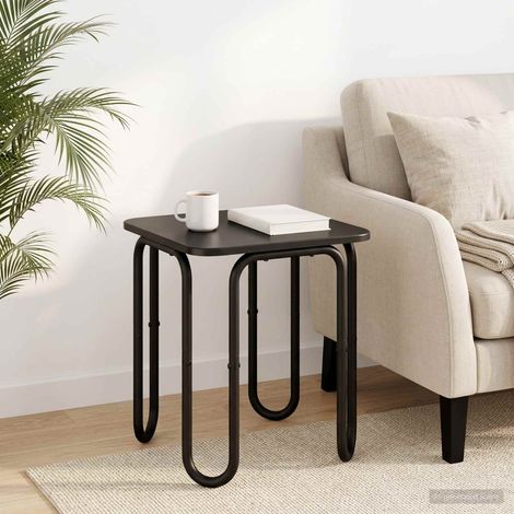 vidaXL Coffee Table Black 40 x 40 x 45 cm Engineered Wood (1/5)