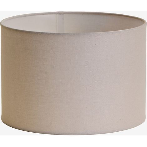 SKLUM Arlina Stofflampenschirm Helles Grau Taupe Ø30 cm - ↑25 cm