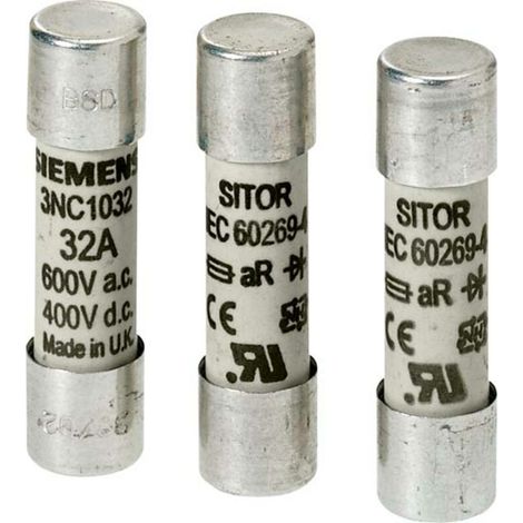 [NEUWERTIG] B-Ware Siemens 3 Nc22205 Zylindersicherungseinsatz 20 A 690 V 5 St.