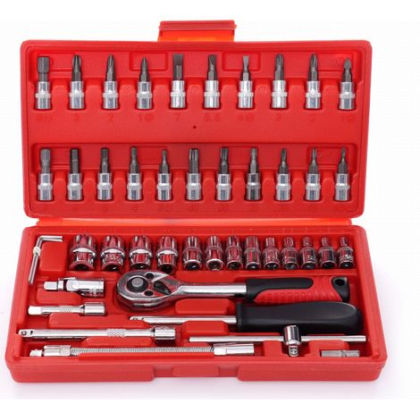 Set di attrezzi da 46 pezzi con chiavi a bussola KD10525 (1/5)