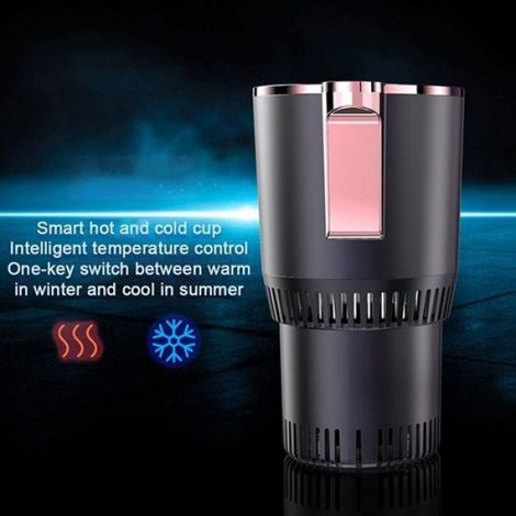 Chauffe-Tasse et Refroidisseur de Voiture Intelligent 2 en 1 Tasse Automatique avec Fonctions de Refroidissement et de Violet (1/5)