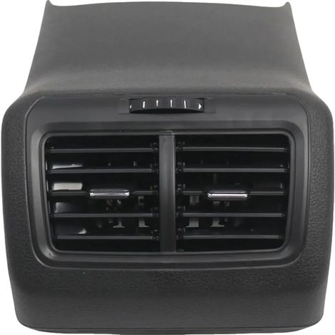 Rejilla de ventilación, fácil instalación, mejora del flujo de aire, color negro. (1/2)