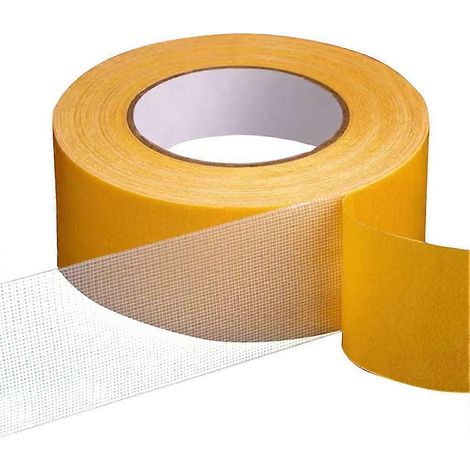 Stark haftendes, robustes und wiederablösbares doppelseitiges Klebeband, ideal für Teppiche, Bretter und kreative Hobbys. (1/5)
