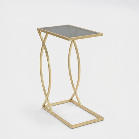 Ferretti Mesa de Centro Rectangular Dorada 45,5 cm (1/5)