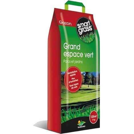 Gazon pour grand espace vert, mélange rustique - sac de 5 kg