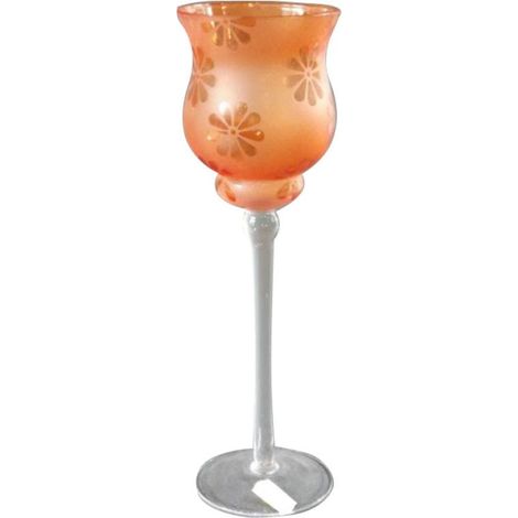 Candeliere alto e arancione