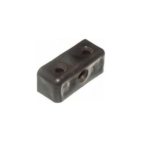 Modesty Lot de 100 blocs de fixation pour meubles et plan de travail Noir (1/2)