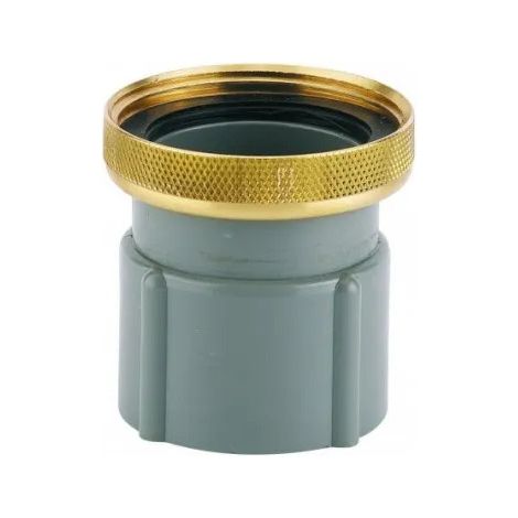 Embout PVC 40 mm avec écrou laiton 40x49, pour flexible FITOFLEX