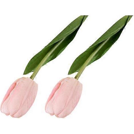Fleur artificielle magnifique et inaltérable, tulipe de Pâques et de printemps, décoration intérieure.rose foncé (1/5)