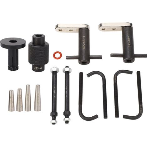 Jeffergarden Outil de démontage de rail d'injecteur de carburant 15 pièces 18683AA000 ensemble d'outils d'étanchéité pour moteurs 2.0L 3.6L