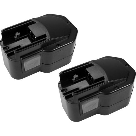 2x Ni-MH Akku, 14,4V / 3300mAh ersetzt AEG B14.4 BF14.4 BX14.4 BXS14.4 BXL14.4 MX14.4 MXS14.4 Milwaukee 48-11-1000 48-11-1000 48-11-1014 48-11-1024 (1/4)