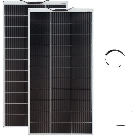 Panneau Solaire Flexible, Haute Efficacité, Compatibilité Polyvalente, 240W kit 12V 24V (1/2)