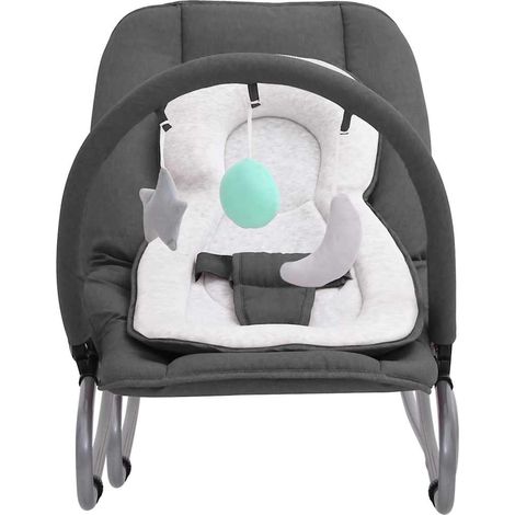 Babyschaukel Anthrazit Stahl