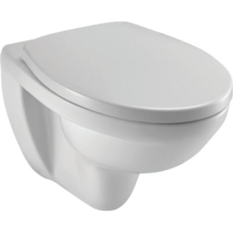 WC suspendu sans bride JACOB DELAFON Patio + abattant (1/5)