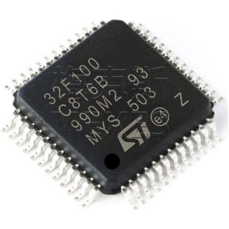 Elektronische Bauteile des STM32F100C8T6B-Chips STM32F100CBT6B, 5 Stück, 5 Stück.
