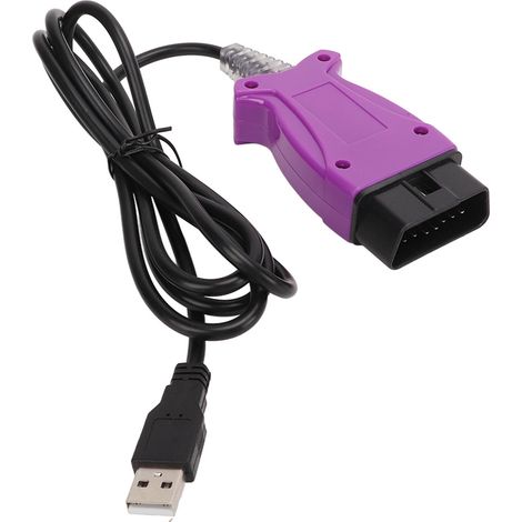 Câble diagnostic OBD2 pour Land Rover 2005-2016, scanner auto avec CD de remplacement, outil de lecture code défaut, connecteur véhicule, accessoire entretien, compatibilité série complète. (1/5)