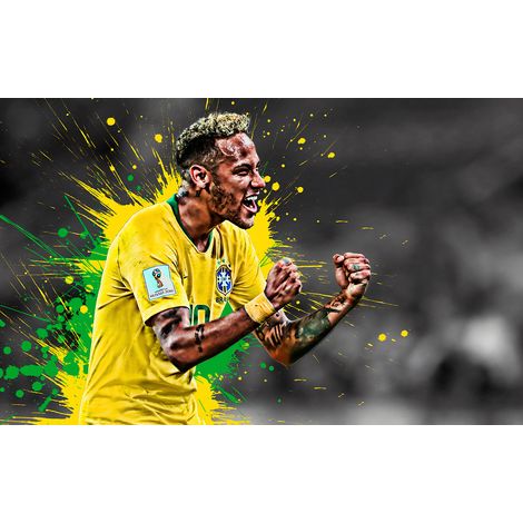 Papier peint panoramique Football - Joueur de Foot - 130 cm x 81 cm (1/2)