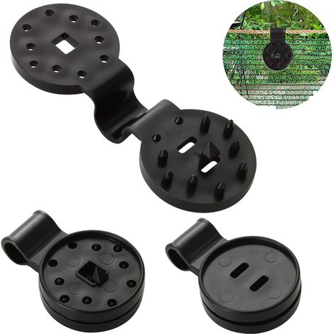 Lot de 40 clips de fixation pour écrans, clips spéciaux avec œillet en plastique, clips de fixation traités anti-UV pour écrans, filets, clôtures, ombrage. (1/5)