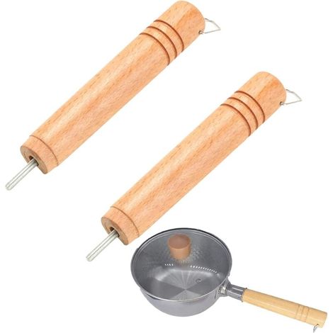 Pieces Replacement Wooden Handles, Replacement Handles for Saucepans, for Saucepans, Universal Saucepan Handle Accessories, Anti-Scald Handle for Saucepans (1/5)