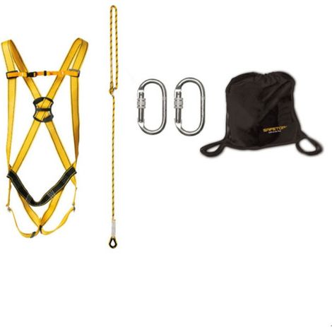 Kit anticaídas con arnés arcares y cuerda regulable ELBRUS 50R