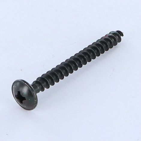 VBA Vis bois agglo Poelier Pozi N°2 5X25 Filetage total Diamètre de tête: 10 Acier zingué noir-500 pièces