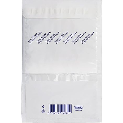 Favorit Pluriball Padding Mailing Envelopes busta F6 (240 x 350 mm) Bianco 50 pz (1/5)