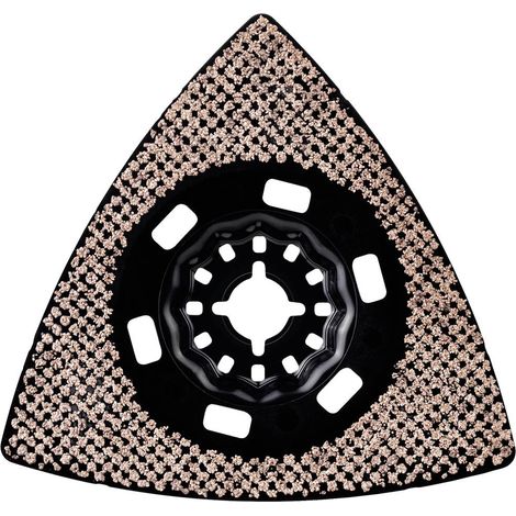 Bosch Professional 1x Lame per utensili multifunzione Expert Sanding Plate AVZ 90 RT6 (per Fibre plastiche GFK, CFK, Ø 90 mm, Grana 60, accessorio Utensile multifunzione)
