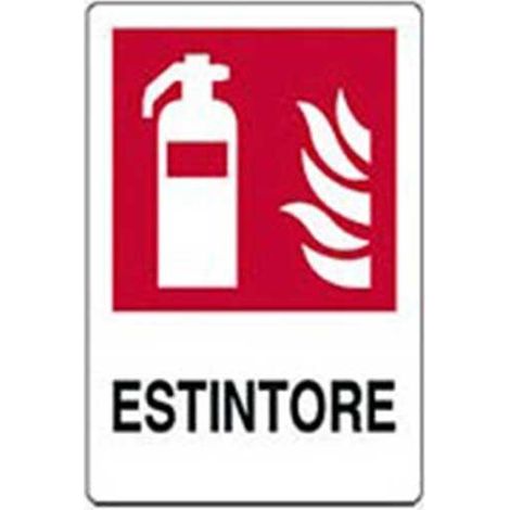 Cartello estintore cm 20X30 (1/2)