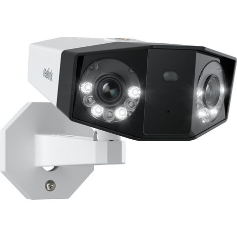 Reolink 4K Dual-Lens Überwachungskamera mit 180° Sichtwinkel, Outdoor IP-Kamera, Person/Fahrzeug/Tier-Erkennung, Farb-Nachtsicht, Zwei-Wege-Audio, Wasserdicht, Reolink Duo 2 PoE