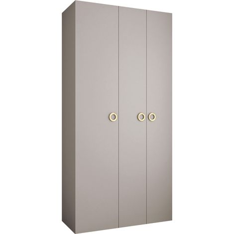 Armario Hartford 544, Cachemira, 246x120x52cm, Puertas de armario: Con bisagras, Número de estantes: 6 (1/5)