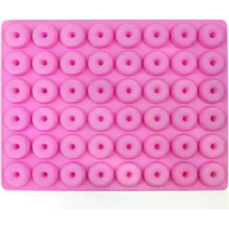 Moule à bonbons gélifiés en forme de beignet, mini-anneaux, moule en silicone pour chocolat, gelée, glaçons, décoration de gâteaux et cupcakes (1/5)