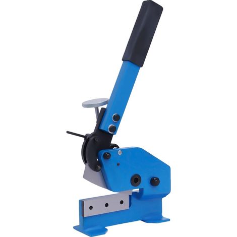 Cisailles à métaux manuelles, construction robuste, poignée ergonomique, Bleu (1/2)