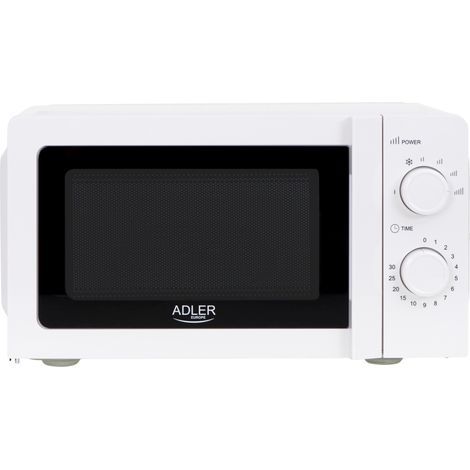 Adler AD 6205 Mikrowelle weiß 20 Liter 700 W (1/5)