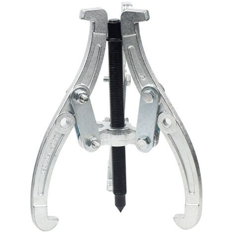 Extractor de engranajes de tres mordazas, 75 mm, fabricado en acero al carbono forjado, herramienta de desmontaje para cojinetes de poleas y volantes de inercia. (1/5)